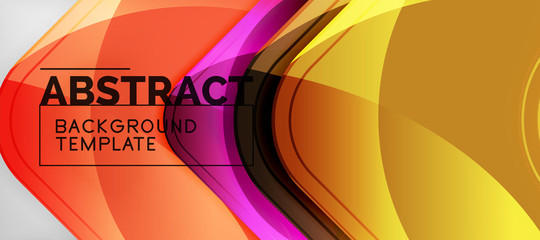 Techno lines, hi-tech futuristic abstract background template with arrow shapes