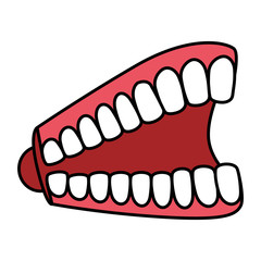 joke teeth fools day icon