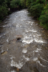 Lieser River in Rennweg am Katschber, Austria