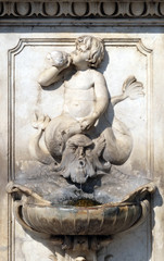 Old Drinking Fountain in Pisa, Italy