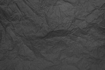 Gray crumpled sheet of paper