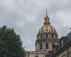 Dome of Les Invalides in Paris, France