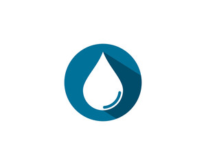 Water Drop Logo template vector icon illustration design 