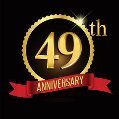 49th golden anniversary logo