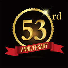 53rd golden anniversary logo