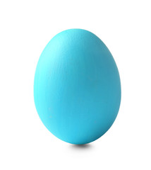 Beautiful Easter egg on white background