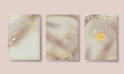  invitation to the wedding, a great celebration of lovers, the bride and groom.background texture luxury liquid marble and gold. for business cards, flyers, flyer, banner, website, paper printing.  © chikovnaya