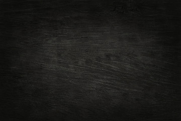 Black wooden wall background, texture of dark bark wood with old natural pattern for design art...
