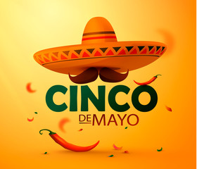 Cinco De Mayo design element. Vector illustration