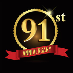 91st golden anniversary logo