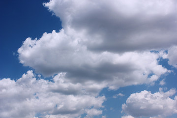 Sky background with clouds
