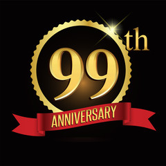 99th golden anniversary logo
