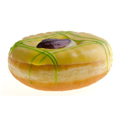 donut or donut with concept on a background.