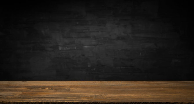 background of barrel and worn old table of wood