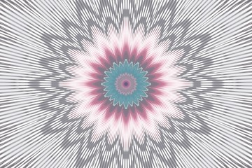 floral pattern mandala geometric kaleidoscope. style hypnotic.