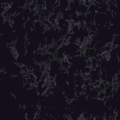 Black marble texture. Seamless pattern. Vector.