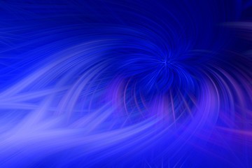 flame fractal dark background blue. curve.