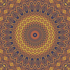 vintage pattern abstract symmetry kaleidoscope. retro 90s.