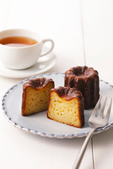 カヌレ　cannelé de Bordeaux