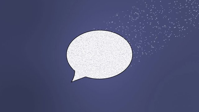 Social Media Chat Icon Wind Dissolve