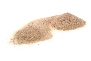 sand isolated on white background