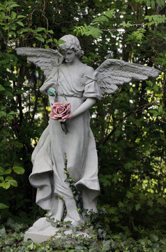 Angel, statue in Rosenberg Holzmuhle, Germany 