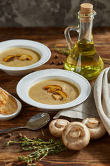 soup with mushrooms