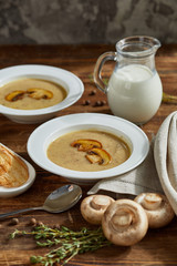 soup with mushrooms
