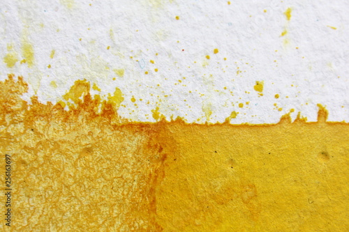 Yellow Watercolour Background