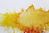 Yellow Watercolour Background