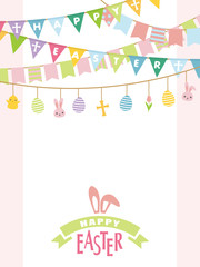 ハッピーイースター　ガーランドフレーム