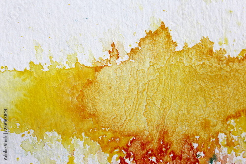 Yellow Watercolour Background