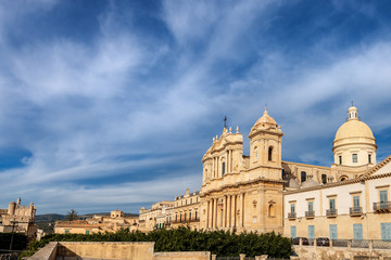 Fototapeta na wymiar San Nicolo Cathedral of Noto - Sicily island Italy