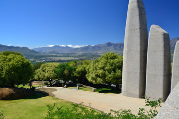 The Afrikaans Language Monument, near Paarl, in the Western Cape Province, South Africa