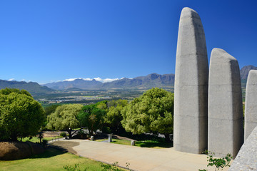 Fototapeta premium The Afrikaans Language Monument, near Paarl, in the Western Cape Province, South Africa