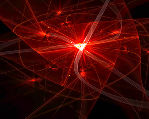 abstract digital fractal, fantasy design