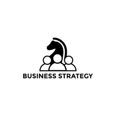Business strategy graphic design template vector illustration