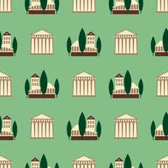 Fototapeta premium Seamless ancient city