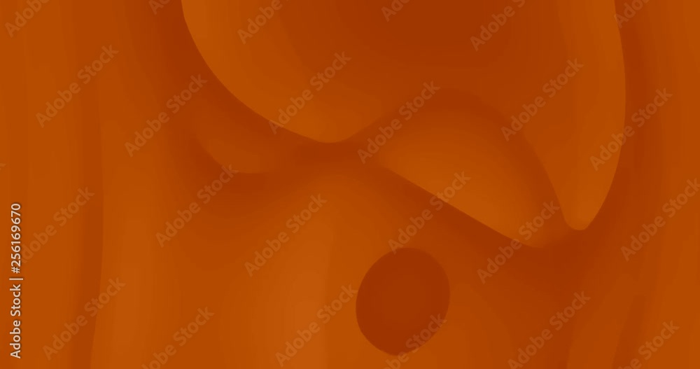 Poster 60fps abstract cg geometric colorful loopable background - orange moving curves seamless loop 4k ani