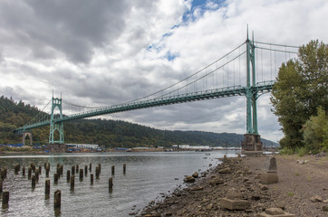 St. johns bridge in Portland