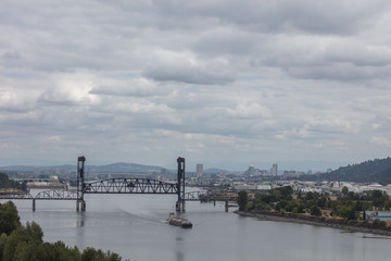 Obraz premium St. johns bridge in Portland