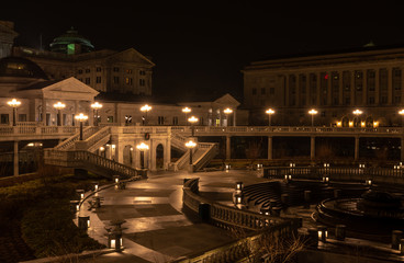 Harrisburgh State Capital at Night