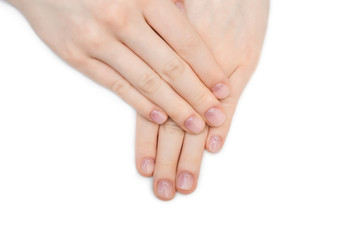 Nail Care And Manicure Of Beautiful Female Hands