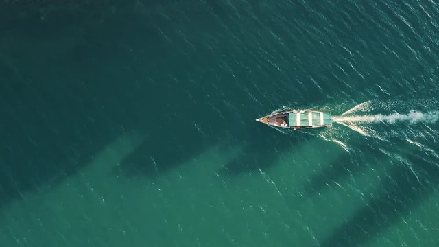 Dhow boat sailing in Lamu Kenya