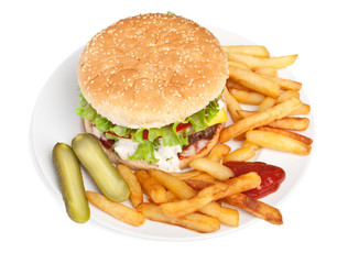 big tasty cheeseburger