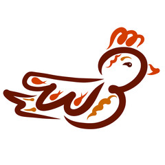 brown exotic bird with a tuft on its head