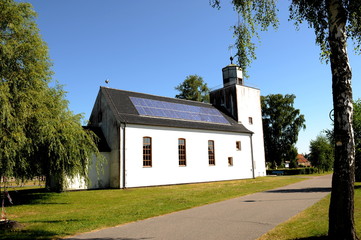 Fototapeta na wymiar Mönkebude, evangelische St. Petri-Kirche