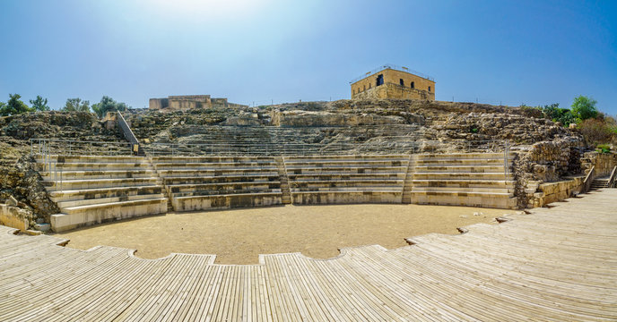 Roman Theater and the Crusader Castle, Tzipori (Sepphoris) National Park