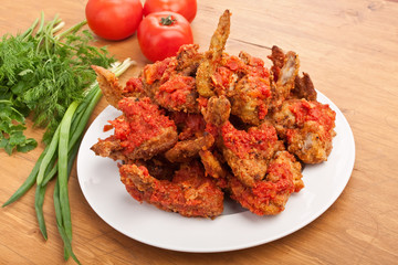 Spicy Buffalo Chicken Wings