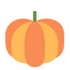 Pumpkin flat illustration